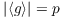 $|\langle g \rangle| = p$