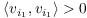 $\innp{v_{i_1}}{v_{i_1}} >
   0$