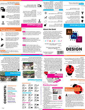 digital press layout for 16 page booklet