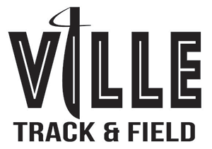 ville track and field screen printing design