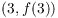 $(3,f(3))$