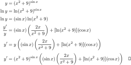 Log And Exponential Derivatives