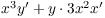 $x^3 y' + y \cdot 3 x^2 x'$