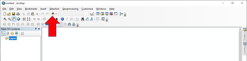ArcMap Add Data tool location