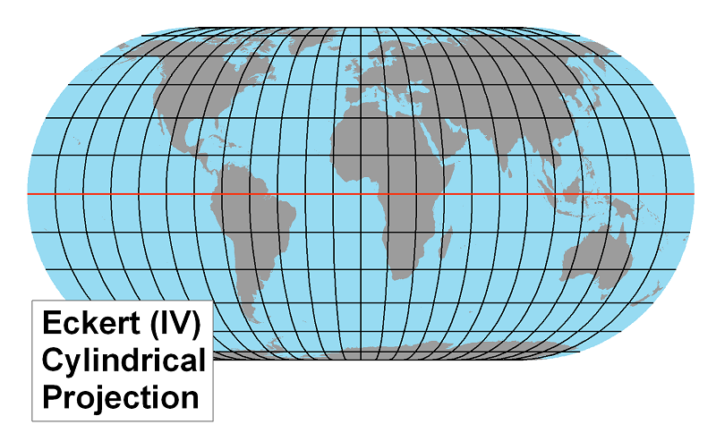 Eckert IV map