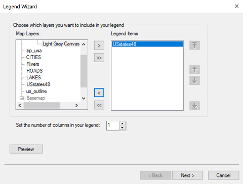 Choropleth map legend dialog box 1