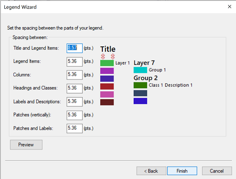 Choropleth map legend dialog box 3