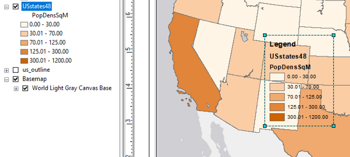 Choropleth map legend dialog box 4