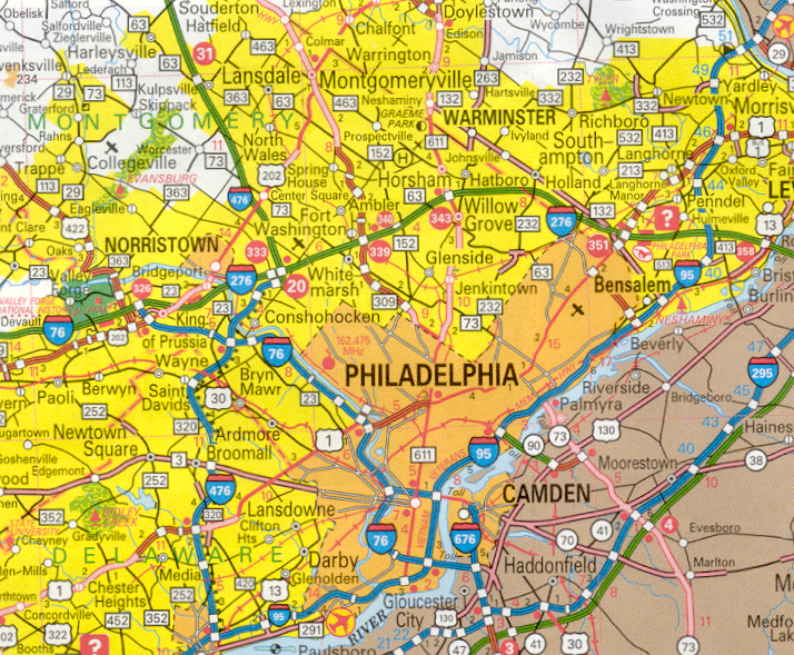 PA DoT Phila. Map