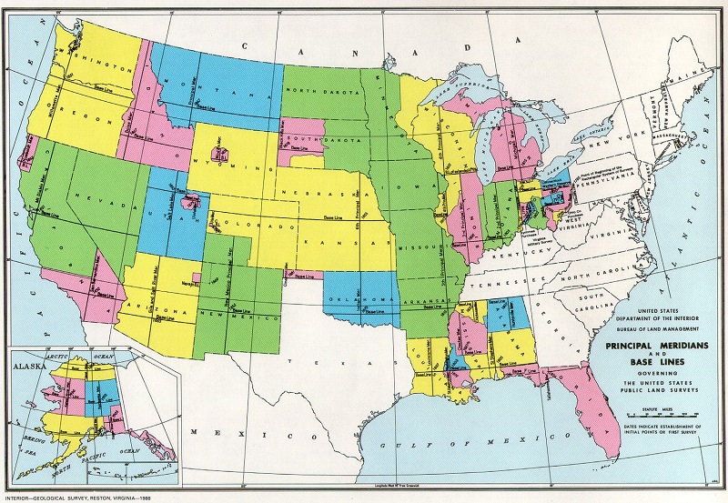 US PLSS map