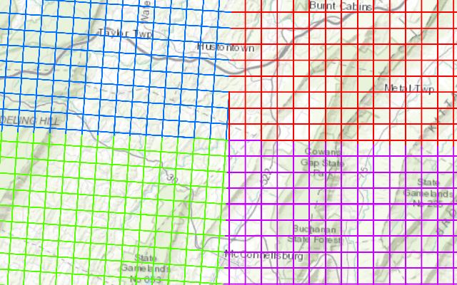 National Grid overlaps