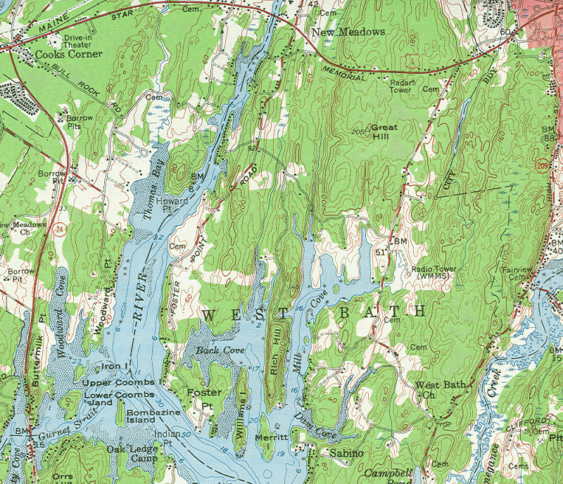 Maine map