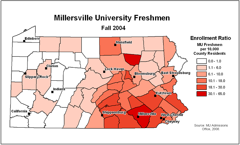 choropleth map