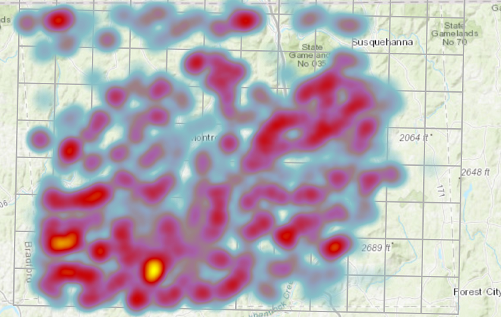 heat map