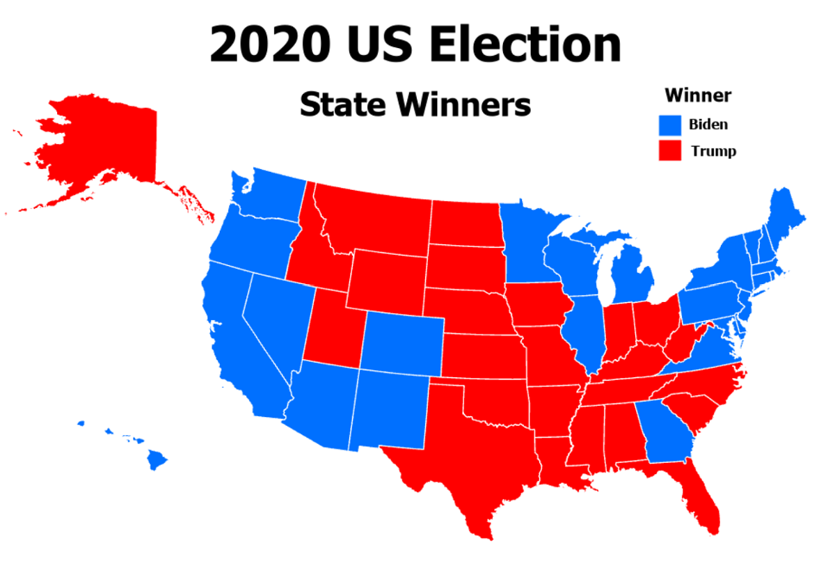 US 2016 election map