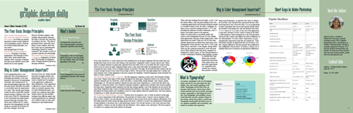 newsletter layout image