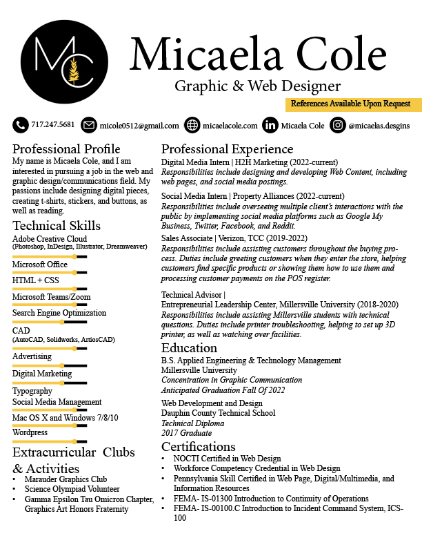 resume image